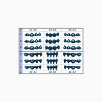 Al Dente Vaha-aihio lajitelma dd. 17-14, 12-22, 24-27, 42-47, 42-32, 34-37